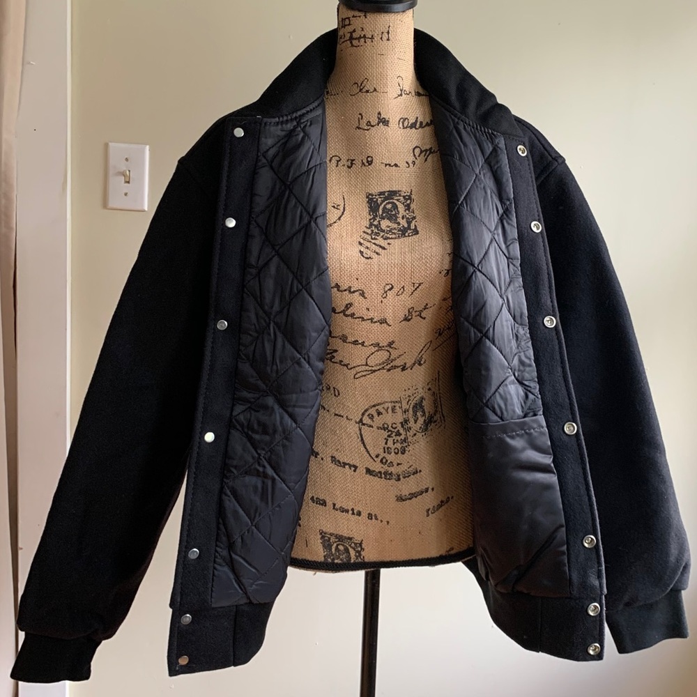 G.A.M.E Sportswear black wool blend jacket - Picture 12 of 12